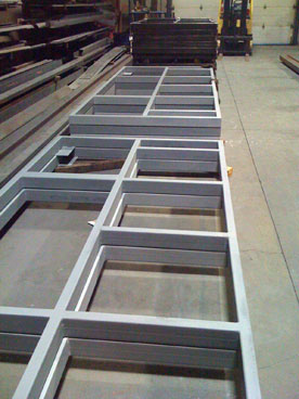 Steel door frame fabrication