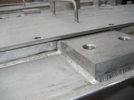 Stainless fabrication of steel tanks