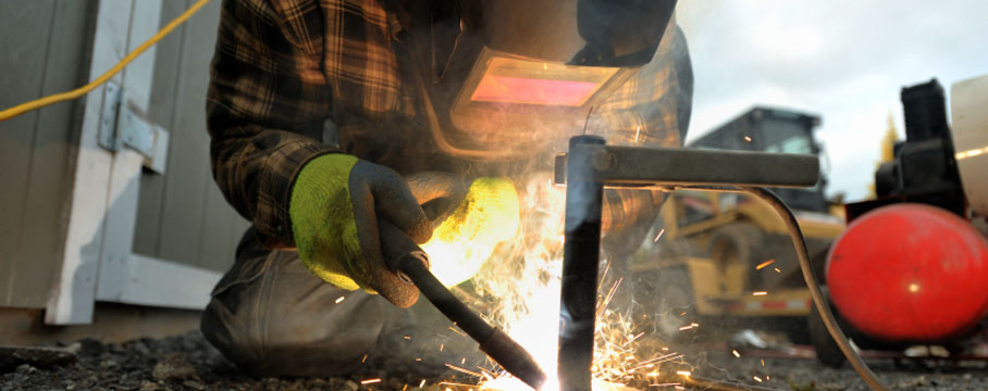 Mobile welding for on-site repairs